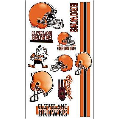 Cleveland Browns Face Face Decals, 7ct